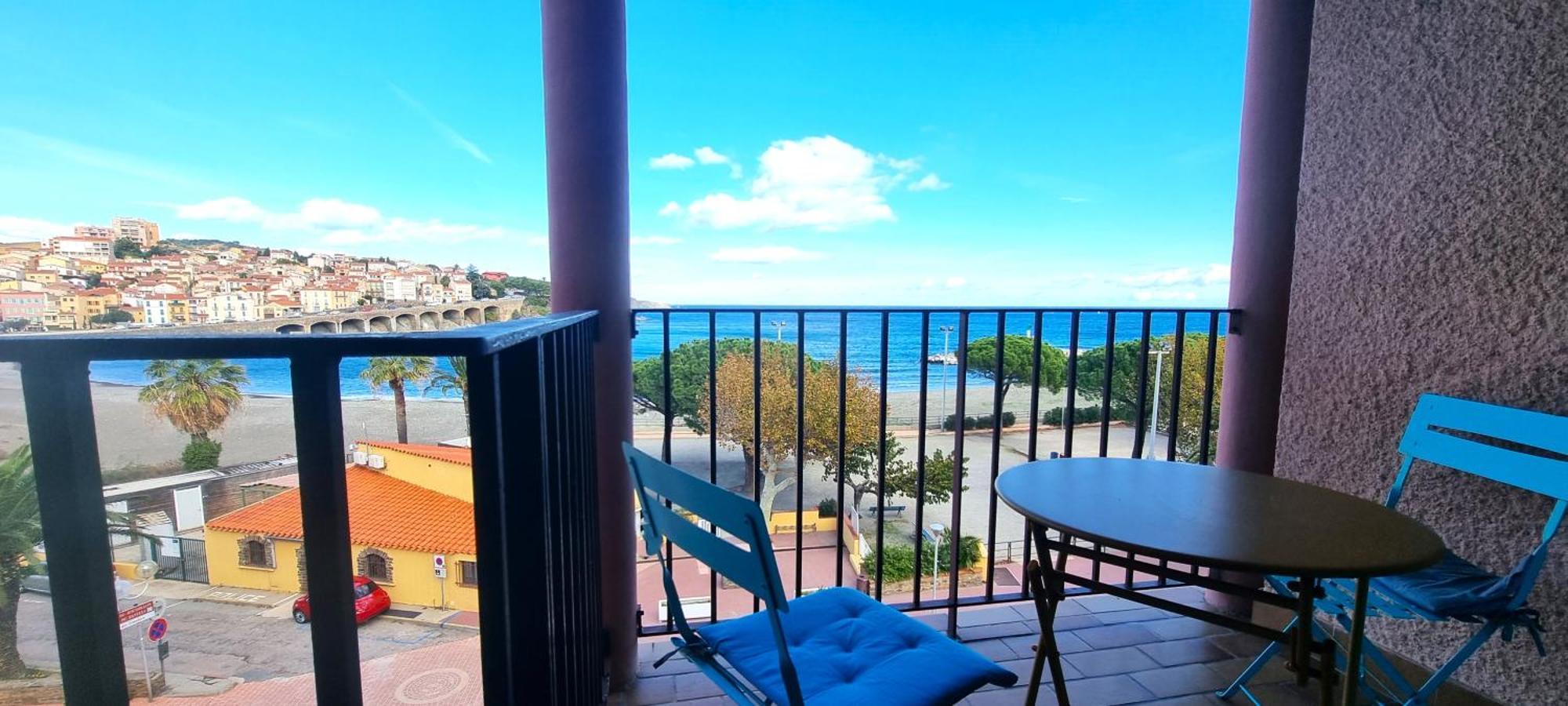 Appartement Vue Mer Terrasse Clim Wifi Banyuls-sur-Mer Luaran gambar